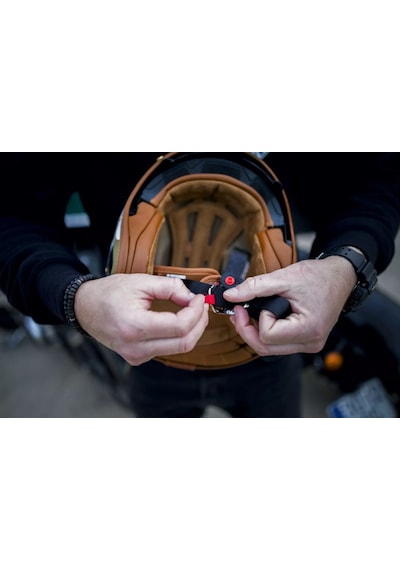 Motosiklet Kaskı Retro Güneş Vizörlü Hornet S Sv Neo C4 Mat Turuncu Motorcu Kask Çok Renkli
