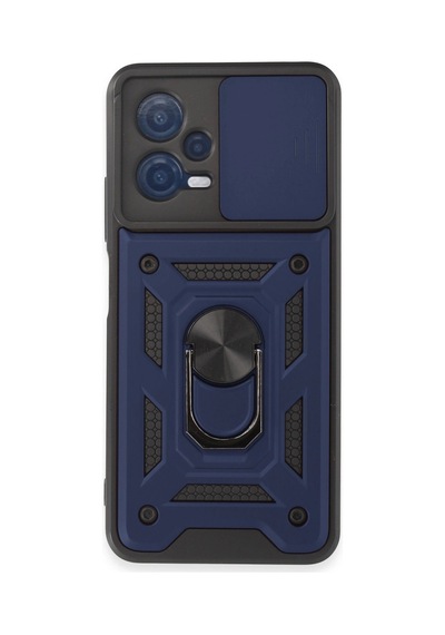 Xiaomi Redmi Note 12 5g Kılıf Pars Lens Yüzüklü Silikon - Lacivert 0.2M-Çok Renkli