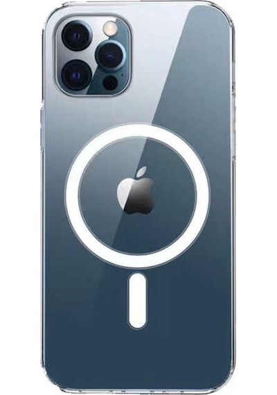 Apple Uyumlu iPhone 13 Pro Kılıf Zore Tacsafe Wireless Kılıf Renksiz