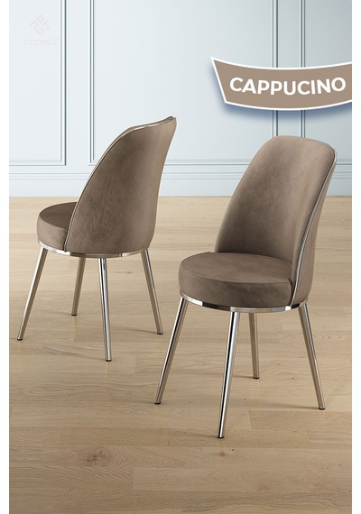 Peras Serisi 90x160 Lak Panel Antrasit İroni Krom Ayaklı Masa Takımı 6 Sandalye Antrasit İroni Masa Cappucino Sandalye Peras Serisi 90x160 Lak Panel Antrasit İroni Krom Ayaklı Masa Takımı 6 Sandalye Antrasit İroni Masa Cappucino Sandalye