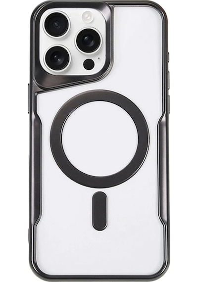 Newface - 439 - İphone 14 Pro Kılıf Boyi Magsafe Silikon Kapak - Csmo-tex - - Siyah