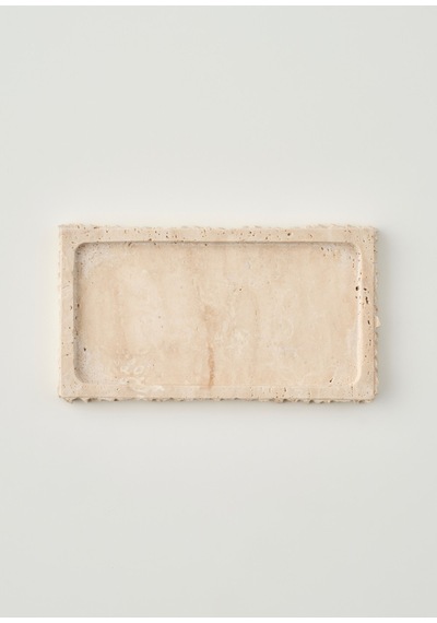 Bella Maison Ephesus Traverten Dekoratif Tabak Naturel 14x27 Cm