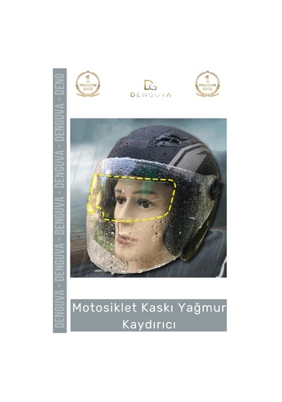 Motosikletkaskı Motosiklet Kaskı Anti Sis Şeffaf Film Kask Su İtici Buhar Önleyici Yağmur Kaydırıcı