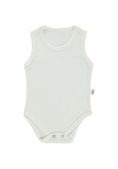 Civil Boys Civil Baby Bebek Çıtçıtlı Badi 3-9 Ay Beyaz 14k31202523w2 Beyaz