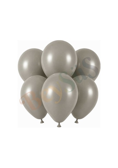 Taş Renk Lateks Retro Balon 30 Cm - 6 Adet Taş rengi