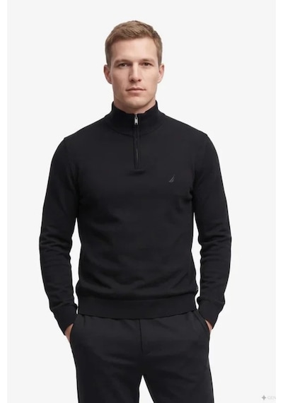 Nautica Erkek Siyah Regular Fit Triko-24771