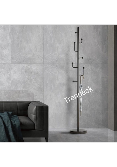 Modern Metal Siyah Ayaklı Askılık Elbise Askısı 1052-cn Siyah