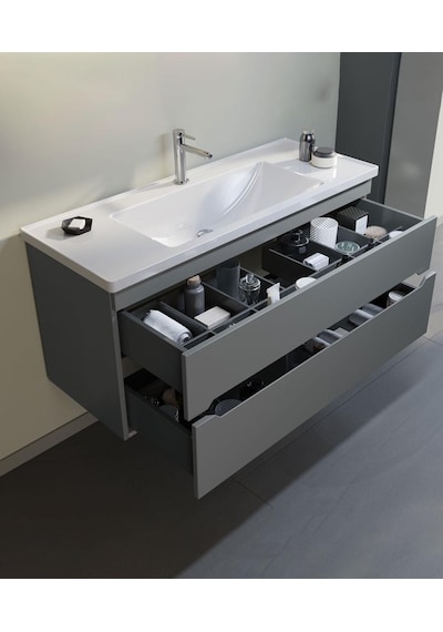 Orka Varna 120 Alt Modül + Lavabo Mat Antrasit Diğer Orka Varna 120 Alt Modül + Lavabo Mat Antrasit Diğer