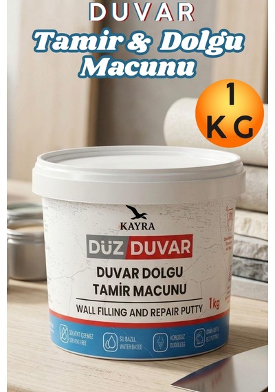 1 Kg Hazır Duvar Tamir Dolgu Macunu Alçı Sıva Derin Boşluk Çatlak Doldurucu Kapatıcı Giderici - Beyaz İç Dış Mekan Macun, Pratik Kolay Alçı Tamir Seti, Prefabrik Alçıpan Duvar Çatlağı Kapatma Beyaz 1 Kg Hazır Duvar Tamir Dolgu Macunu Alçı Sıva Derin Boşluk Çatlak Doldurucu Kapatıcı Giderici - Beyaz İç Dış Mekan Macun, Pratik Kolay Alçı Tamir Seti, Prefabrik Alçıpan Duvar Çatlağı Kapatma Beyaz