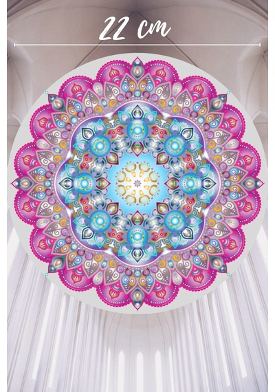 Mandala Desenli Ahşap Tablo Modeli, Ev, Oturma Odası, Salon, Ofis Şık Duvar Dekorasyonu