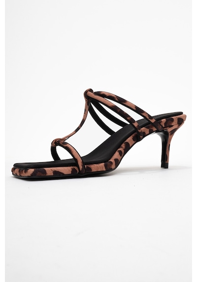 Luvishoes Luvi Shoes Mocha Siyah Sarı Desenli Kare Burunlu İnce Bantlı Kadın Topuklu Terlik Leopar Luvishoes Luvi Shoes Mocha Siyah Sarı Desenli Kare Burunlu İnce Bantlı Kadın Topuklu Terlik Leopar