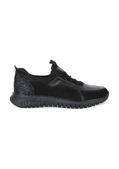 Mp 222-4815 Siyah %100 Deri Erkek Casual Ayakkabı Siyah
