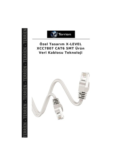 Özel Tasarım X-level Xcc7807 Cat6 5mt Ürün Veri Kablosu Teknoloji