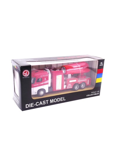Die Cast Model Çek Bırak Turbo Jet İtfaiye Kamyonu