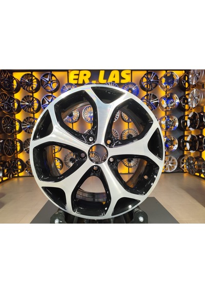 4 Adet Bk-386 6.5 16 5 108 Et45 Black Mack Jant Revize Edilmiş Takım