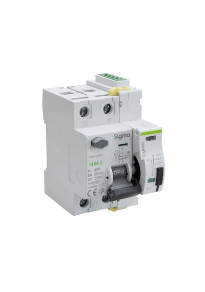 Sigma Elektrik Scrc03 Otomatik Yeniden Kurma Ünitesi + 2x40 30ma