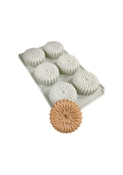 Mum Kalıbı, Sabun Kalıbı, Kek & Pasta Kalıbı Silikon Kalıp 7cm Kırmızı