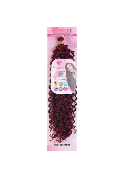 Afro Dalgası / Kızıl - Elwm-462596 Çok Renkli