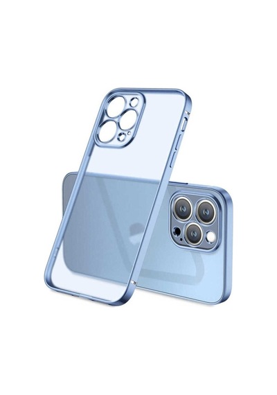 Apple Uyumlu iPhone 12 Pro Kılıf Zore Mat Gbox Kapak Mavi
