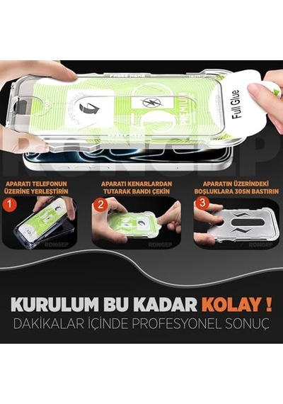 Pro Max 6.9 Için Kolay Kurulum Ekran Koruyucu Otomatik Toz Toplayan Hava Kabarcığı Bırakmayan Dokunmatik Ve Görün