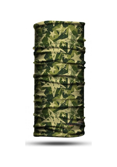 Motosıklet Bandana-boyunluk Crt-194 Haki - Siyah