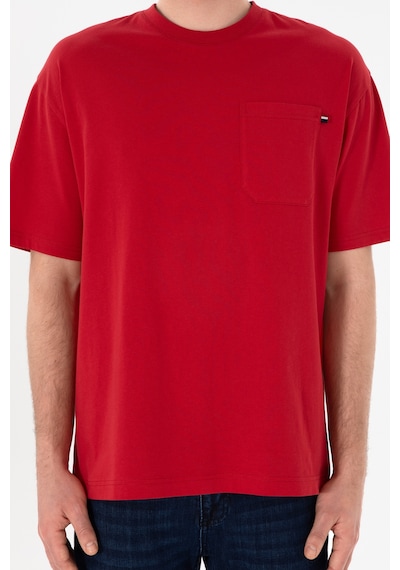 U.S. Polo Assn. Erkek Comfort Fit Bisiklet Yaka Kırmızı Tişört 50305990-VR030 U.S. Polo Assn. Erkek Comfort Fit Bisiklet Yaka Kırmızı Tişört 50305990-VR030