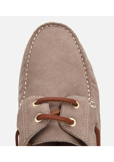Hotiç Erkek Nubuk Deri Bej Bağcık Detaylı Günlük Loafer 02ayh319740a300 02ayh319740a300