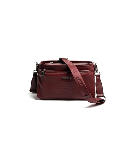 Silver Polo Sp1184 Kadın Çapraz Çanta Petek Bordo-bordo