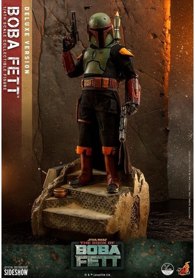 Hot Toys Boba Fett Deluxe Version Quarter Scale Figure - 9103332 - Star Wars / The Book Of Boba Fett