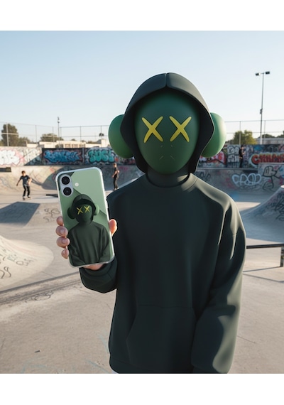 Samsung Galaxy A72 Uyumlu Şeffaf Kılıf No Face 1 Tasarımlı