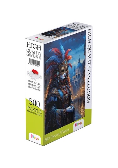 Btoys 500 Parça Puzzle Maskeli Şaman 9051