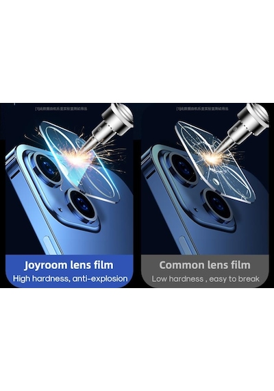 Joyroom Pf729 Apple Uyumlu iPhone 12 Pro Kamera Lens Koruyucu