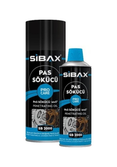 1 Adet-sibax Sb2000 Pas Sökücü Sprey 400 Ml Hızlı Nüfuz Eden Yağlayıcı & Pas Çözücü Vidalara,