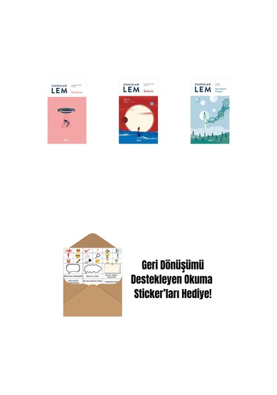 Yenilmez + Solaris - Sl10 Ciltli + Gelecekbilim Kongresi Sl7 + Okuma Sticker'ları