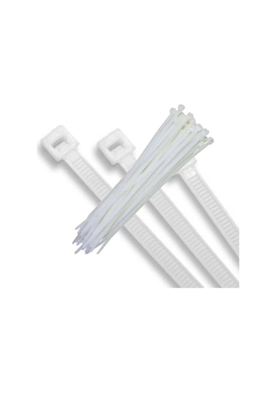 Klemsan Ykb-292 3.6X292 Beyaz Kablo Bağı 100'Lü