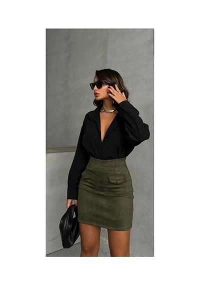 Verymoda Cepli Etek F1572 Haki