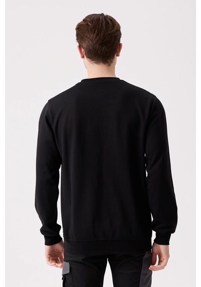 Armadillo Sanford O Yaka Basic Sweatsırt Siyah
