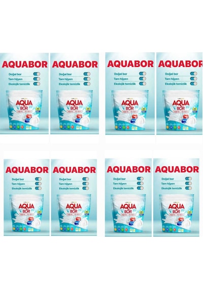 Doğal Mineralli 8 Paket Bulaşık Tableti 8 30 Kapsül