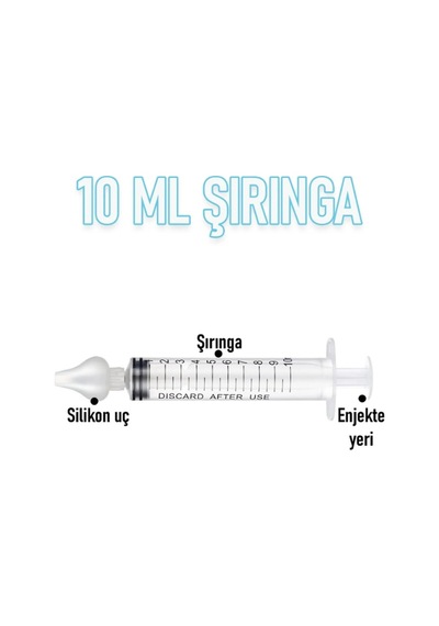 2'li Bebek Burun Temizleme Şırıngası