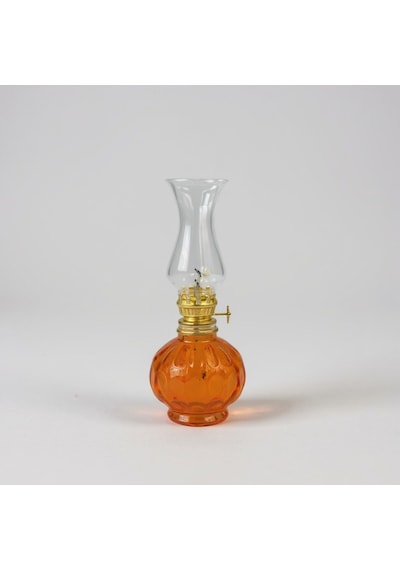 İdare Kandil Nostalji Gaz Lambası Mini Turuncu