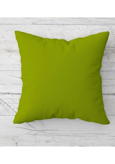 Keten 43x43 Kırlent Kılıfı 2'liı Fermuarlı Evtex Fıstık Yeşili