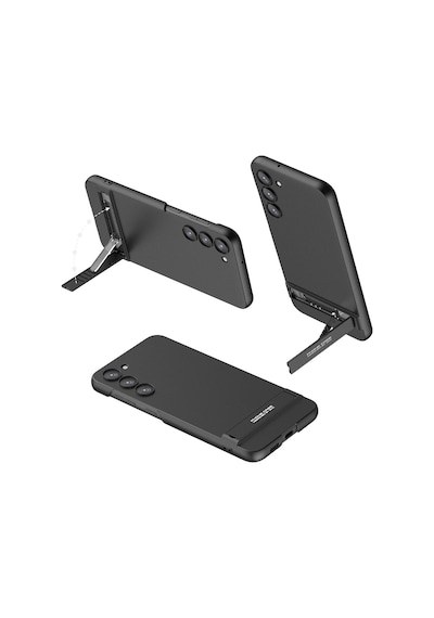 Samsung Galaxy Uyumlu S23 Kılıf Kamera Korumalı Standlı Ays Kapak