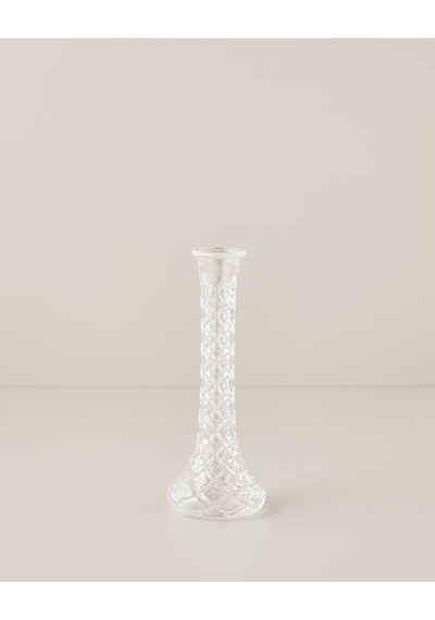 English Home Alesa Cam Vazo 25 Cm Şeffaf