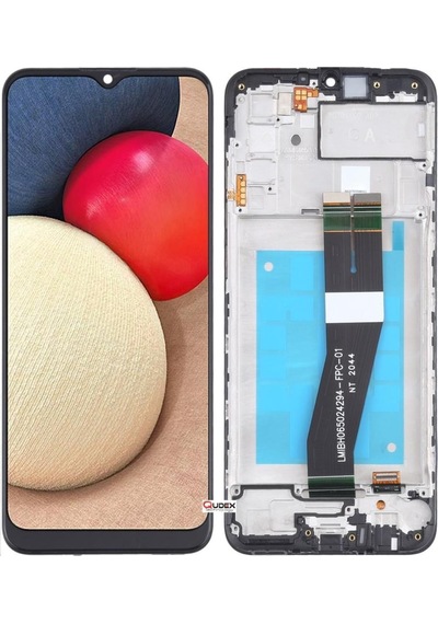 Samsung Uyumlu Galaxy A02S (Sm-A025F) Lcd Ekran Dokunmatik Çıtalı