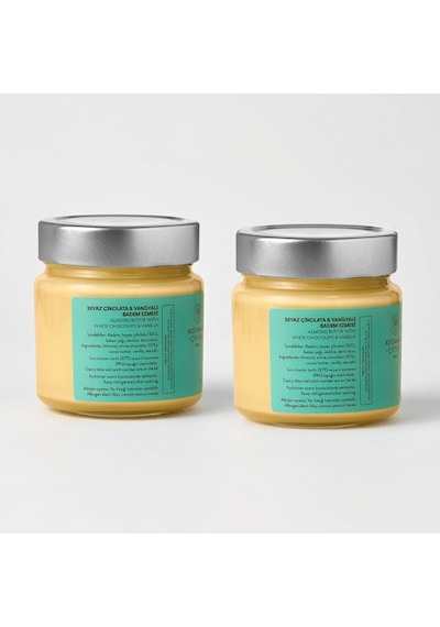 Beyaz Çikolatalı Badem Ezmesi 2 Li Set