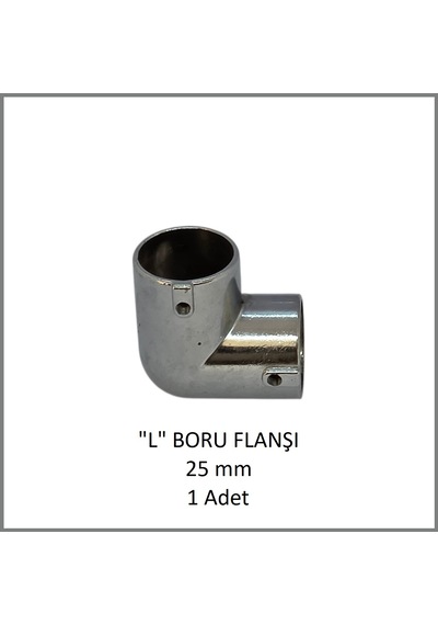 "l" Boru Flanşı 25 Mm 1 Adet Metal