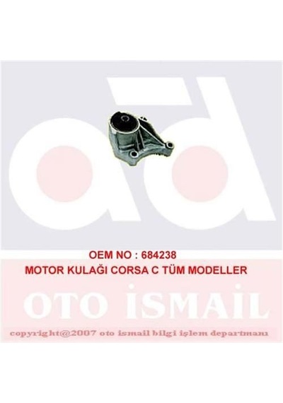 DOĞRU KAUÇUK 760 MOTOR TAKOZU CORSA C COMBO MERIVA A TIGRA B
