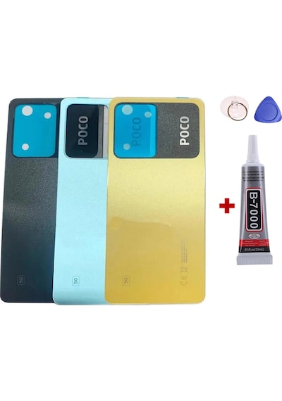 Xiaomi Xiaomi Poco X5 Pro Mavi Arka Kapak Batarya Kapağı Pil Kapağı Yapışkan Ve Sökme Aparatıyla Beraber Full Set Mavi