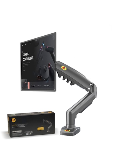 Monitör Standı North Bayou Nb F80 2026 Yeni Model Amortisörlü Tekli Monitör Standı Gri 17-32 Inç - 2-9 Kg