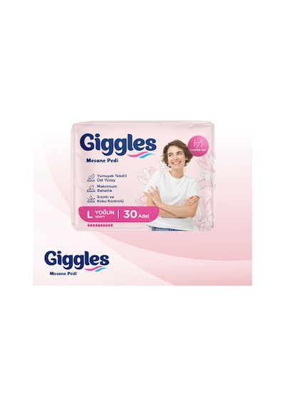 Kadın Mesane Pedi Large Yoğun Emici İdrar Kaçırma Pedi 3 Paket X 10 Adet / Toplam 30 Adet